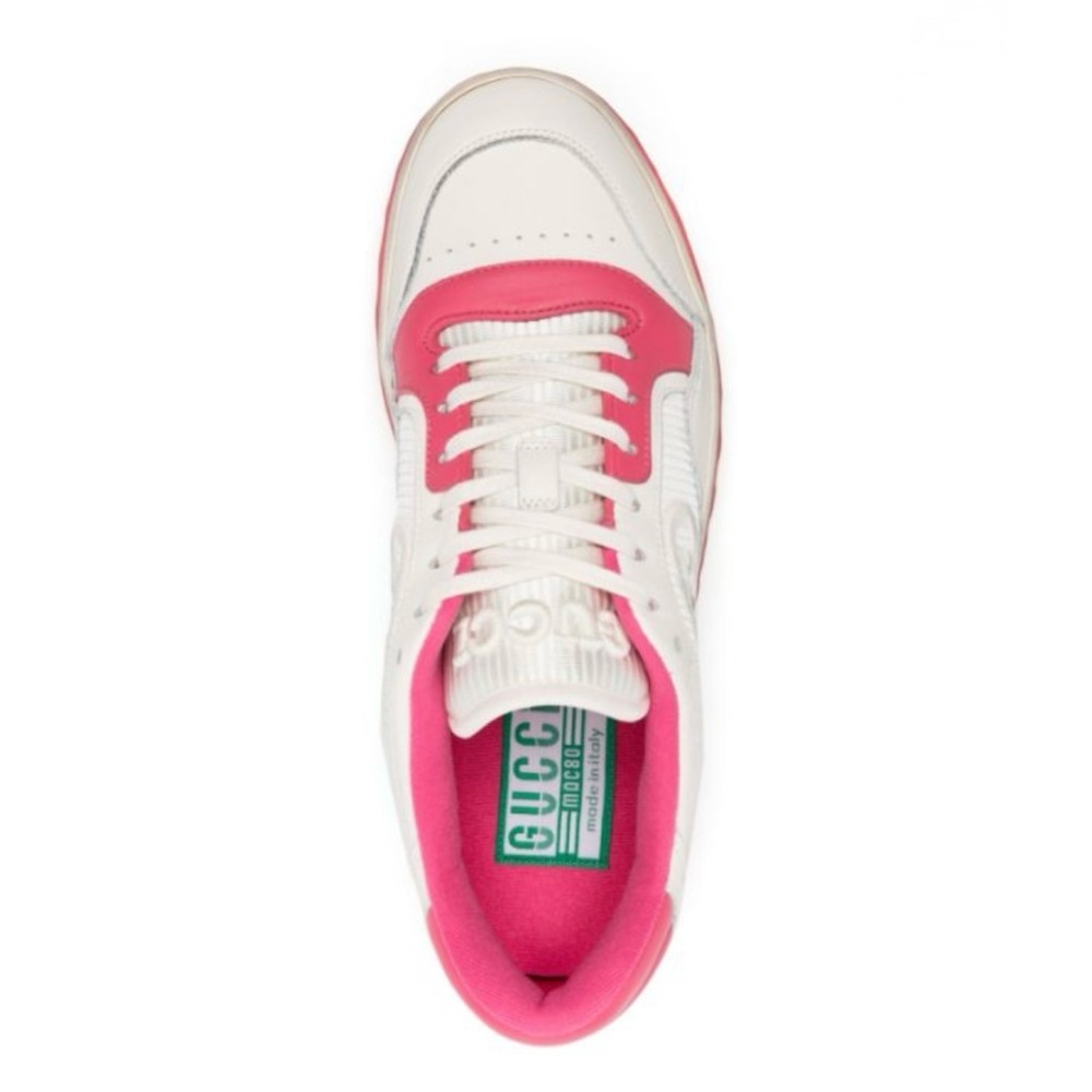 Gucci • Pink MAC80 Leather Sneakers